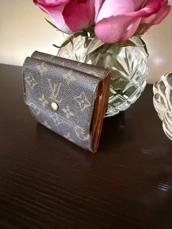 Louis Vuitton Monogram Compact Wallet in Brown and Gold - Picture 3 of 6